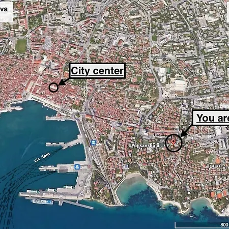 Stylish Oliva On Bacvice Near Old Town Apartment *